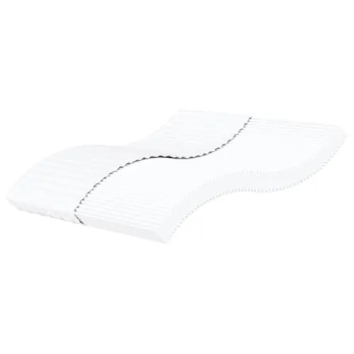 vidaXL Schaumstoffmatratze 200x200 cm H2 H3 - Matratze mit atmungsaktivem Bezug und 3 Schichten aus 22D Polyurethan-Schaumstoff für optimalen Komfort. Wähle zwischen Härtegrad H2 und H3 für eine individuelle Schlafunterstützung.