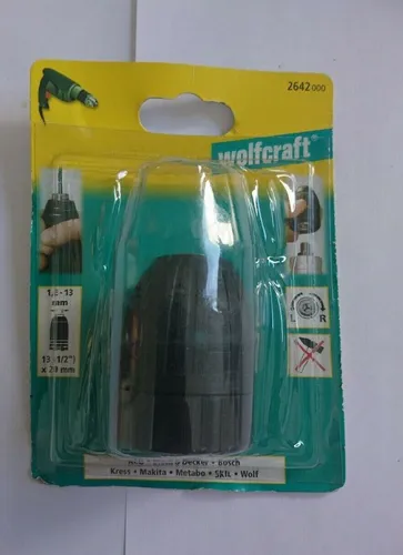Wolfcraft Schnellspann-Bohrfutter Aufnahme 13 (1/2