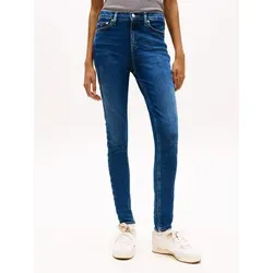 Tommy Jeans Skinny-fit-Jeans NORA MR SKNY AH1280 mit Logo-Badge, Mid Rise