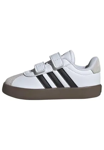 adidas VL Court 3.0 Kinder Sneaker - Baby Sneaker für Jungen mit regulärer Passform und praktischem Klettverschluss, ideal für den täglichen Gebrauch und bequemes Anziehen.