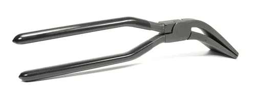 Falzzange 60 mm gebogen 45° - Abkantzange für Dachdecker und Klempner - Sonstige Handwerkzeuge mit 60 mm Maulbreite und 45° gebogener Form, ideal für präzises Biegen und Falten von Materialien, robust und langlebig.