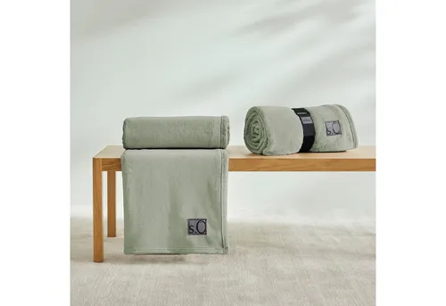 s.Oliver Kuschelsoft Decke 150x200 cm in grün von s.Oliver