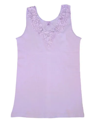 Toker Collection® Achselhemd Damen Unterhemd mit extra breiter Spitze (1 Stück, einzeln gepackt) Spitze in vielen Varianten