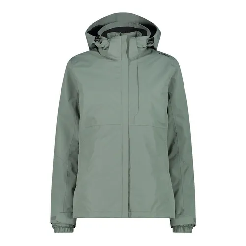 CMP Damen Outdoorjacke JACKET ZIP HOOD DETACHBL 33Z1646D in grau von CMP