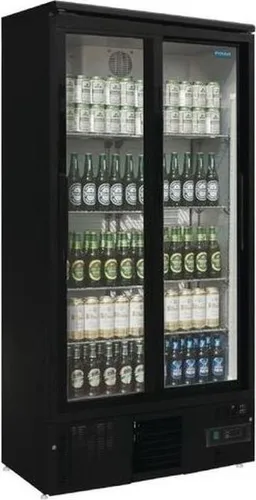 Polar Barkühlvitrine mit zwei Schiebetüren von Polar
