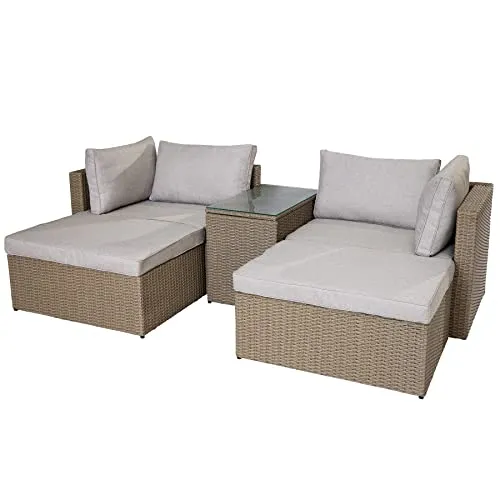 riess-ambiente Outdoor Gartenlounge Set XXL MODULAR von Riess-Ambiente