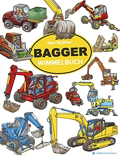 Bagger Wimmelbuch: ab 2 Jahre von Adrian & Wimmelbuchverlag