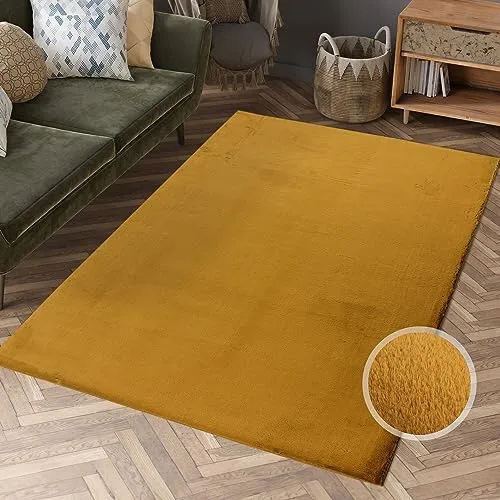 Hochflor Teppich Wohnzimmer von Carpet City