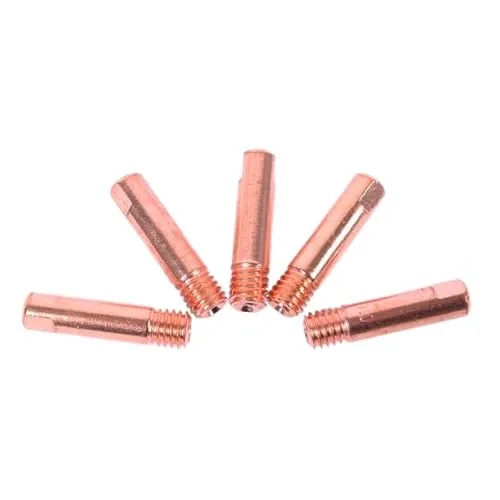 WELDINGER MIG/MAG Stromdüsen M6 0,8 mm 5er-Set für Aluminium (Kontaktröhrchen Schweißzubehör MB 150)