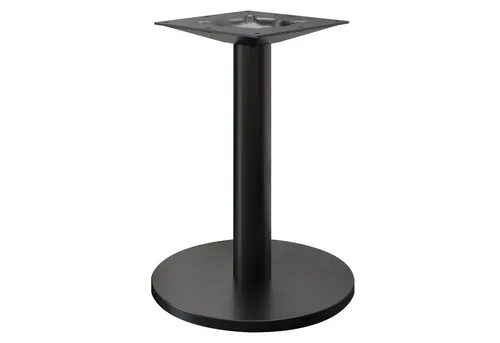 Nizza Bistro Tischgestell Ø 45 cm - Schwarz - Bürostühle: Hochwertiges Bistro Tischgestell aus robustem Stahl, mit verstellbaren Bodenausgleichsschrauben für optimale Stabilität und elegantes Design.