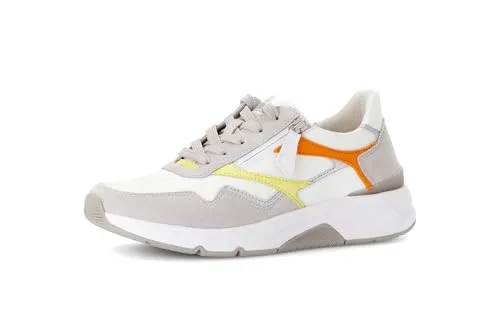 Gabor Damen Low-Top Sneaker Weiß/Ltgrey Kombi in weiß von Gabor