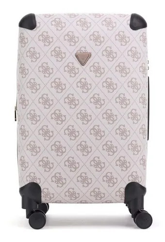 Guess Hartschalen-Trolley 22 In 8-Wheeler, 4 Rollen in beige von GUESS