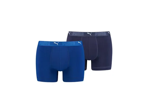 PUMA Boxershorts SPORT COTTON BOXER 2P - Boxershorts aus organischer Baumwolle im 2er Pack, ergonomische Passform und schnelle Trocknung dank TransDRY-Technologie für höchsten Komfort beim Sport und Alltag.