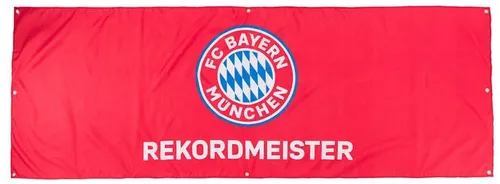 FC Bayern München Balkonflagge 250x90cm