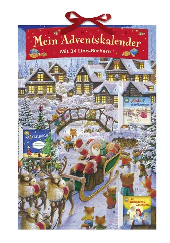 Adventskalender 24 Lino Bücher Coppenrath Verlag + BONUS