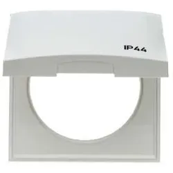 Berker 918282599 Rahmen 1-fach mit Klappdeckel und Aufdruck 