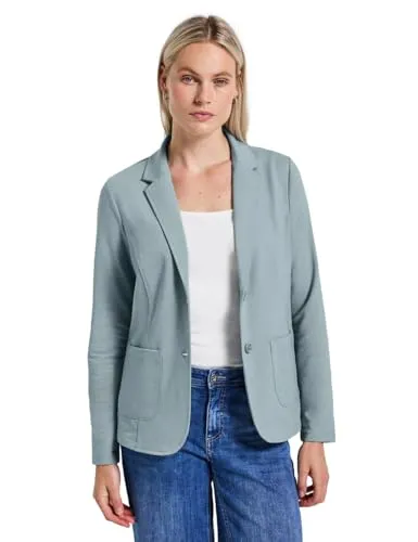 Street One Damen 2116815 Basic Blazer, nile Blue Mel, 46 von Street One