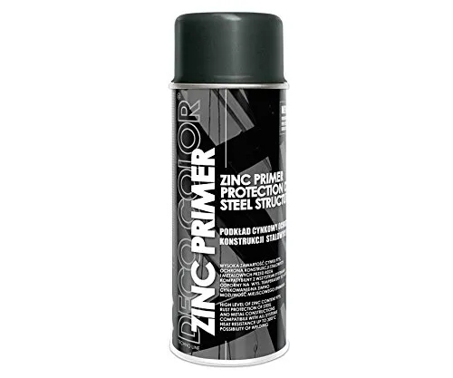DECO COLOR 1 Stück DC ZINC Primer 400ml 97% bis 300°C Grundierung Rostschutz Zinkspray