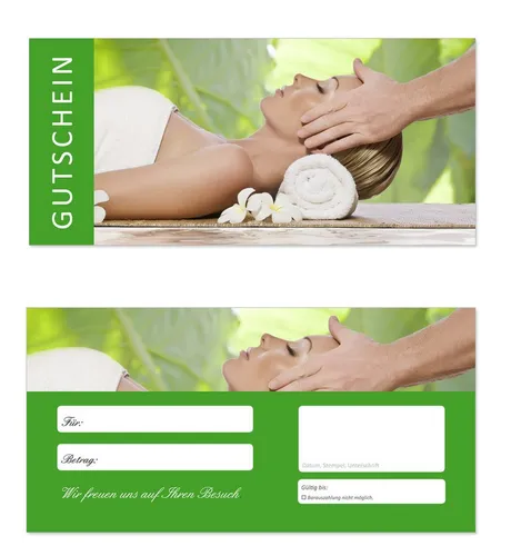 LYSCO Geschenkkarte Geschenkgutscheine Wellness Spa Gutscheinkarten, Kosmetik Studio Massage Erholung Entspannung