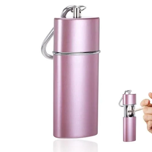 Taschenaschenbecher Geruchsdicht in Roségold – Kompakter Begleiter für Unterwegs