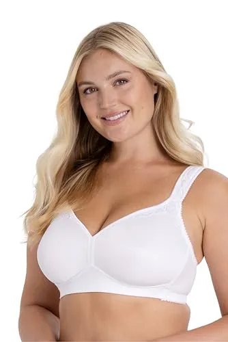 Miss Mary Smoothly Moulded Soft Bra BH Weiß D 100 Damen - Funktionsunterwäsche – Bügelloser Soft-BH für maximalen Komfort und natürliche Silhouette, ideal für nahtloses Tragen unter enger Kleidung.