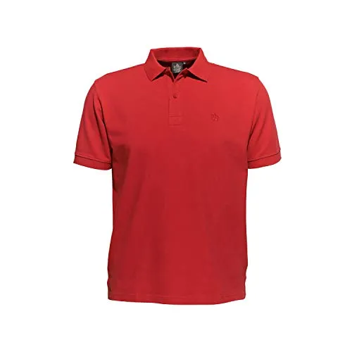 Ahorn Poloshirt rot 5XL-68/70 - Poloshirt für Herren in 5XL, ideal für Sport und Freizeit, aus 100% Baumwolle für hohen Tragekomfort und mit klassischem Schnitt.