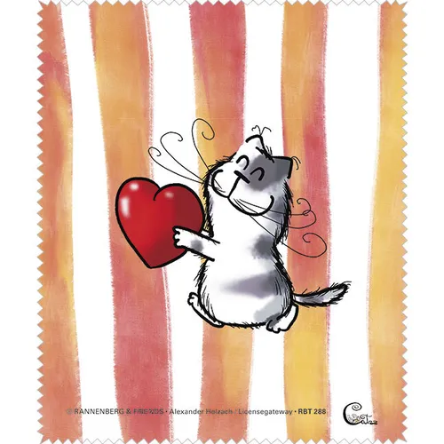 Brillenputztuch - Katze - 