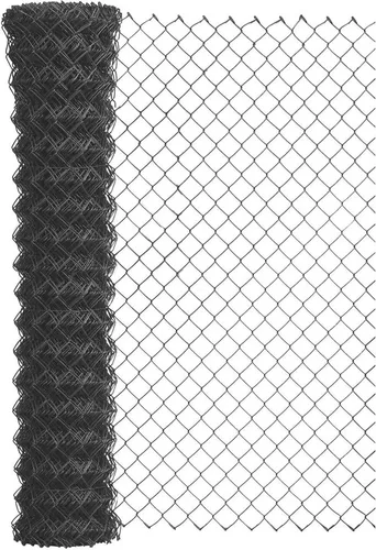 Gust. Alberts Viereckgeflecht Maschendrahtzaun 25m x 800mm - Gartenzäune in anthrazit RAL 7016, langlebig und ideal für eine stilvolle, effiziente Grundstücksbegrenzung.