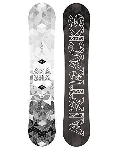 Airtracks Herren Snowboard Akasha Wide 157 cm in weiß von Airtracks