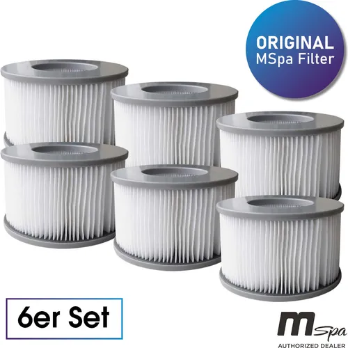 BRAST MSpa Whirlpool Ersatz Filter 6er-Set