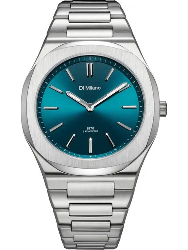D1 Milano Quarzuhr Herren Analog Quarz, Sportlich-Elegant - Elegante D1 Milano Quarzuhr aus gebürstetem Edelstahl mit robustem Saphirglas. Das zeitlose Design und die zuverlässige Quarztechnik machen sie zum perfekten Accessoire für jeden Anlass.