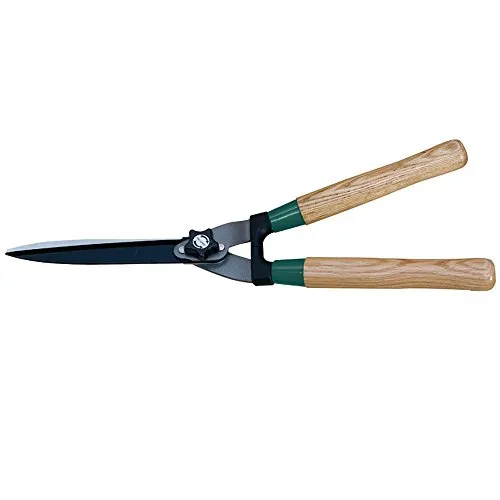 Siena Garden 358344 Heckenschere Wellenschliff mit Holzgriffen