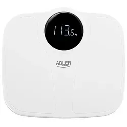 Adler AD 8172 Personenwaage - Digitale Badezimmerwaage in Weiß, präzise Messung bis 180 kg, ideal für eine gesunde Gewichtskontrolle.