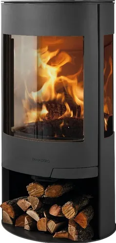 Panadero Kaminofen Suerte 8,00 kW - Eleganter Kaminofen für den Innenbereich mit 8,00 kW Nennwärmeleistung. Ideal für gemütliche Wärme und modernes Design, ausgestattet mit externem Verbrennungsluftanschluss.