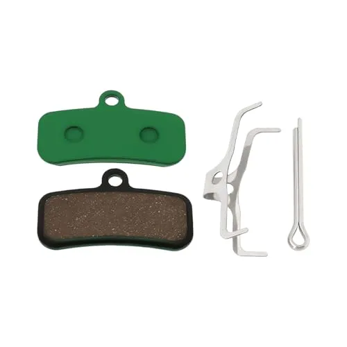Be In Your Mind 1 Paar Fahrrad Scheibenbremsbeläge Radfahren Keramik Bremsbeläge Ersatzteil Kompatibel mit Shimano Kompatibel mit Tektro Dorado 4P HD-E72, Grün