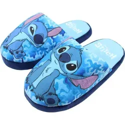 Disney Stitch Kinder Hausschuhe Slipper Schlüpfschuhe Pantoffeln – Blau / 32 - 32