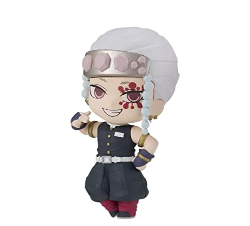Chibi Masters Bandai Tengen Uzui Demon Slayer-Figur, 8 cm, Anime-Sammelfigur aus Demon Slayer