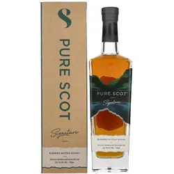 Bladnoch Pure Scot Blended Scotch Whisky 40% Vol. 0,7l - Whisky in eleganter Geschenkbox, perfekt für Whisky-Liebhaber und besondere Anlässe.