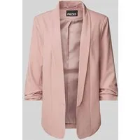 pieces Blusenblazer PCBOSELLA 3/4 mit Faltendetail - Blusenblazer in Woodrose, slim fit mit elastischem Material für optimalen Tragekomfort, ideal für legere Anlässe.
