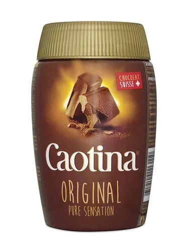 Caotina Original Trinkschokolade - Kakao-Pulver für heiße Schokolade mit echter Schweizer Schokolade - feinster Cacao nachhaltig und zertifiziert (1 x 200g)