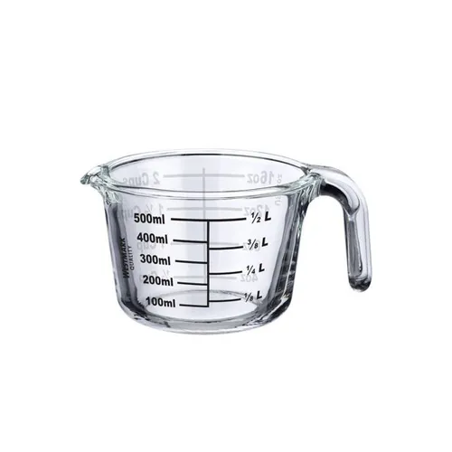 WESTMARK MESSKANNE MESS KANNE MESSBECHER BECHER BOROSILIKATGLAS 0,5 L NEU