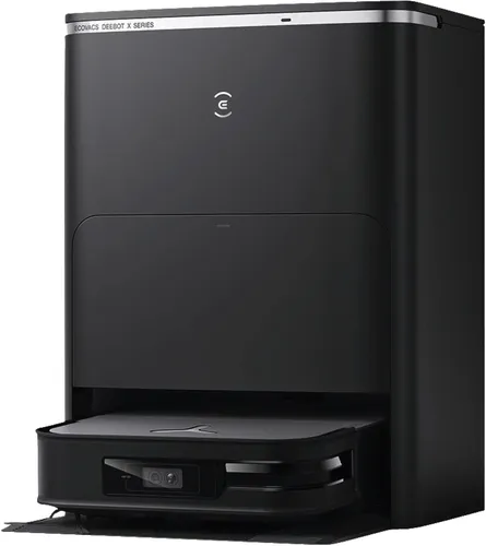 ECOVACS DEEBOT X2 OMNI Schwarz - Leistungsstarker Saug-Wisch-Roboter mit 8000 Pa Saugleistung, 210 Minuten Laufzeit und Reinigungsstation für mühelose Sauberkeit