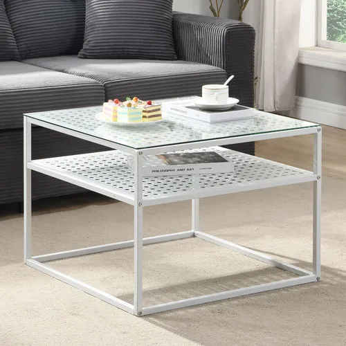 FINEBUY Couchtisch FB72739 in weiß von FineBuy