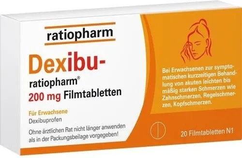 Dexibu-ratiopharm 200 Mg Filmtabletten