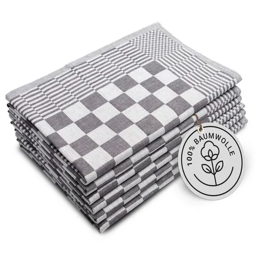 Geschirrtücher Grau von Zollner
