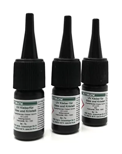 Produktbild Ber-Fix UV Kleber-Set: 3x 3g Expertenlösung für Metall-Glas