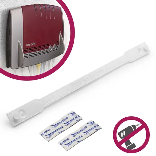 Router Wandhalterung 197mm passend für Fritzbox 7590 7490 6890 6490 6660 3490