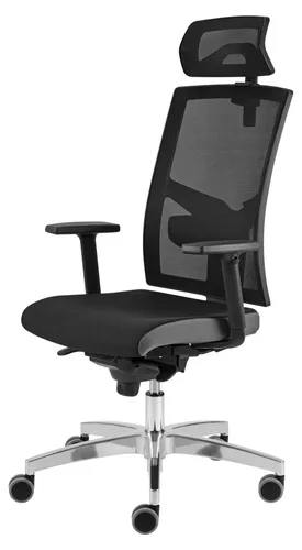 bümö Seating Premium Chefsessel – Netzrücken in Schwarz