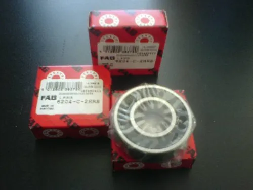 Stk. FAG Rillenkugellager 6204 C-2HRS - Kugellager 6204 2RS / 2RSR 20x47x14mm 1