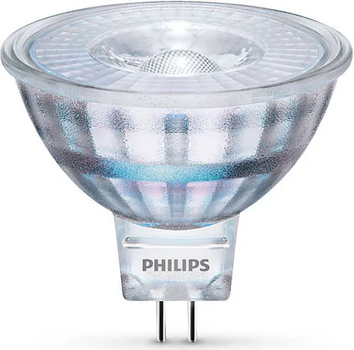 Philips LED-Spot Warmweißes Licht GU5.3 50 W Energieeffiziente LED-Beleuchtung Langzeitig Adjektiv
